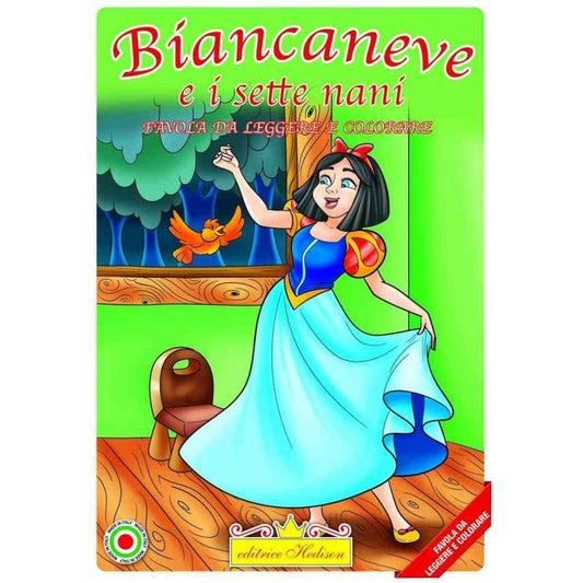 HEDISON BIANCANEVE FAVOLA DA LEGGERE E COLORARE
