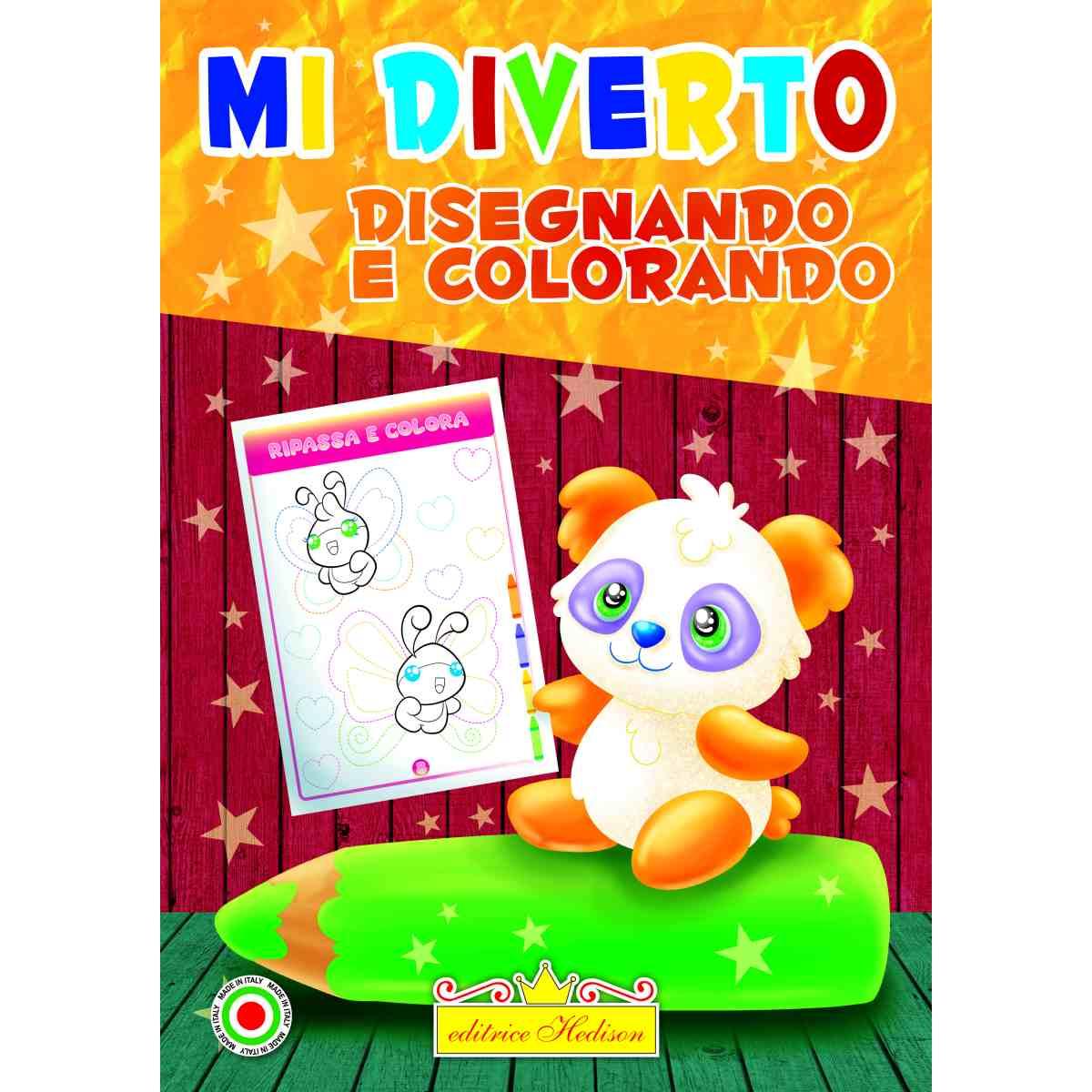 HEDISON MI DIVERTO DISEGNANDO E COLORANDO