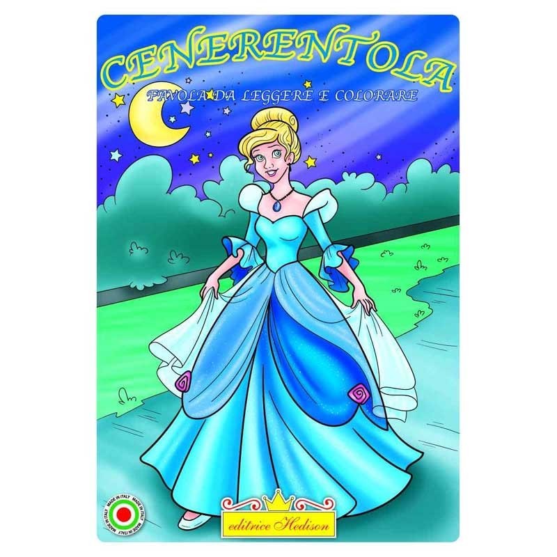 HEDISON CENERENTOLA FAVOLA DA LEGGERE E COLORARE