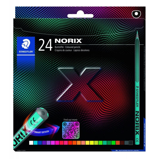 STAEDTLER NORIX 24 MATITE TRIANGOLARI COLORATE
