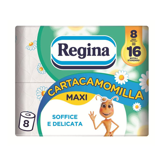 REGINA CARTA IGIENICA CAMOMILLA 8 ROTOLI