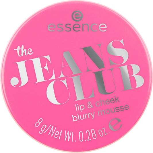ESSENCE THE JEANS CLUB MOUSSE LABBRA E GUANCE LIP & CHEEK BLURRY MOUSSE 01 PINK DREAMS & COOL JEANS 8G