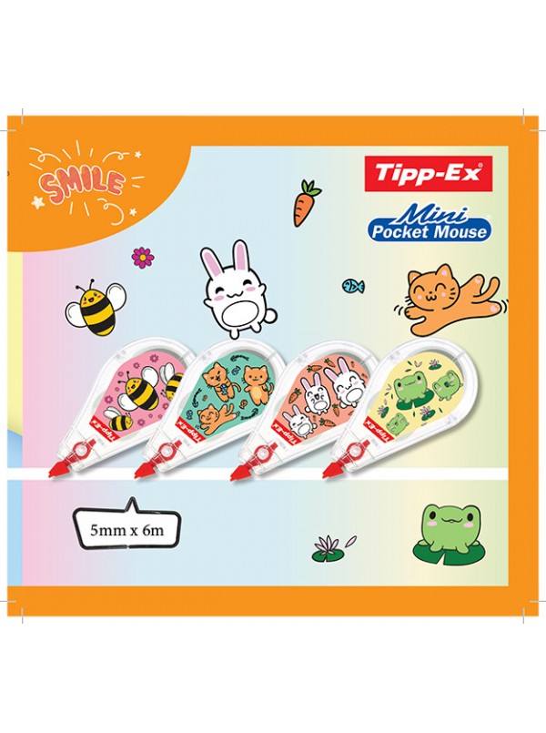 TIPP-EX MINI POCKET MOUSE DECOR 6M