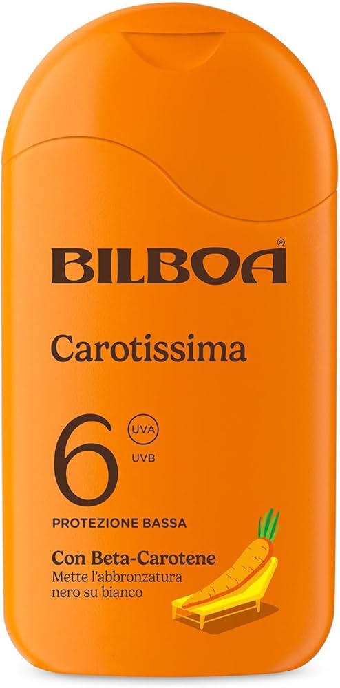 BILBOA CAROTISSIMA LATTE SOLARE 200ML SPF 6 CON BETA-CAROTENE