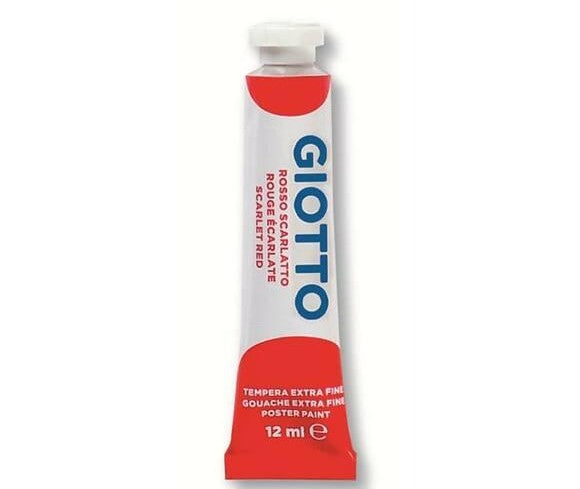 GIOTTO TEMPERA EXTRA 12ML 08 ROSSO SCARLATTO