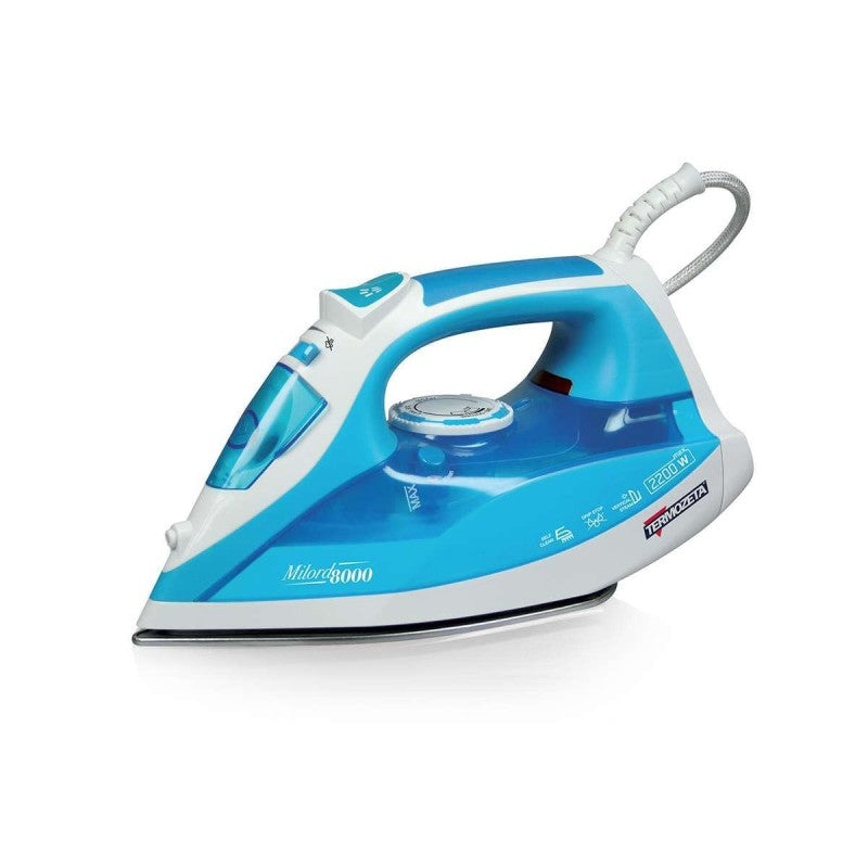 TERMOZETA FERRO DA STIRO MILORD 8000 2200W PIASTRA INOX