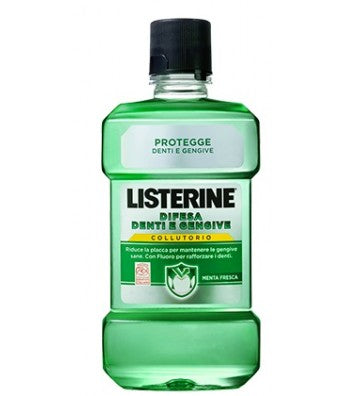 LISTERINE COLLUTTORIO 500ML DIFESA DENTI E GENGIVE MENTA FRESCA