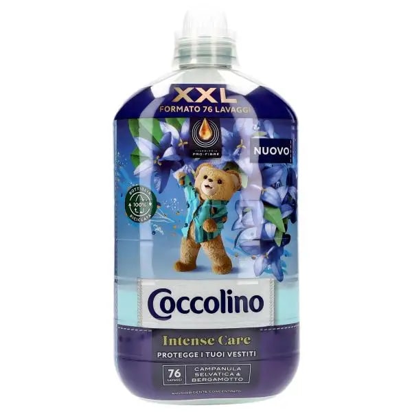 COCCOLINO CONCENTRATO XXL 1,75L 76LAV. INTENSE CARE CAMPANULA SELVATICA & BERGAMOTTO