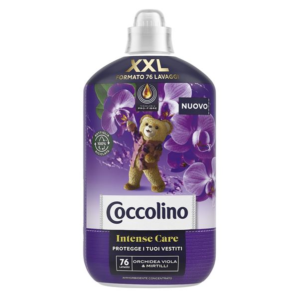 COCCOLINO CONCENTRATO XXL 1,75L 76LAV. INTENSE CARE ORCHIDEA VIOLA & MIRTILLI