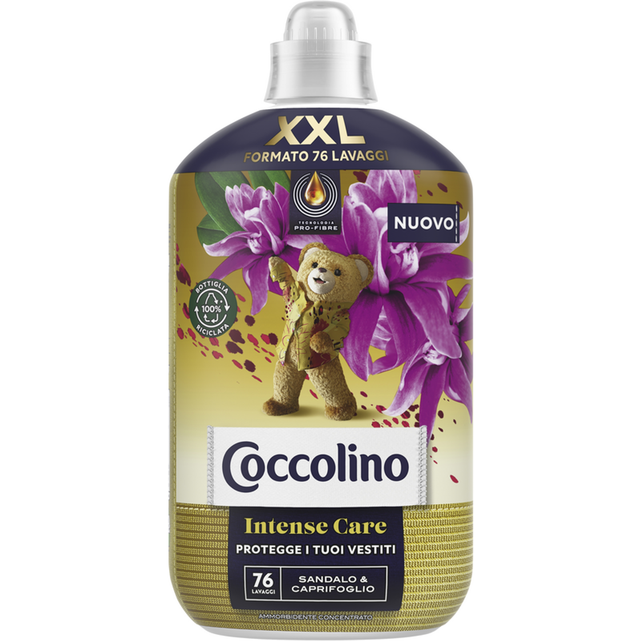 COCCOLINO CONCENTRATO XXL 1,75L 76LAV. INTENSE CARE SANDALO & CAPRIFOGLIO