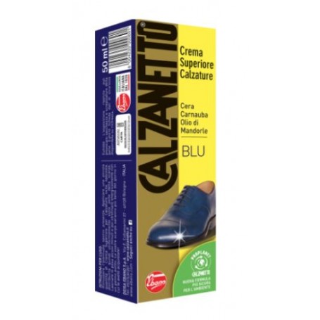 EBANO CALZANETTO CREMA SUPERIORE PER CALZATURE 50ML BLU