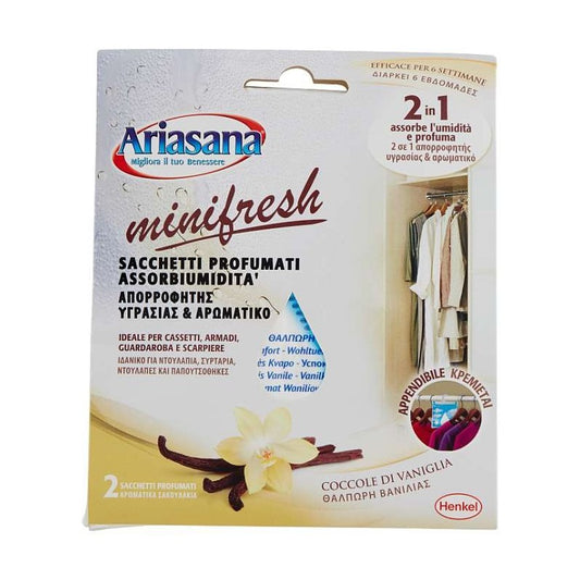 ARIASANA MINIFRESH 2IN1 2 SACCHETTI VANIGLIA