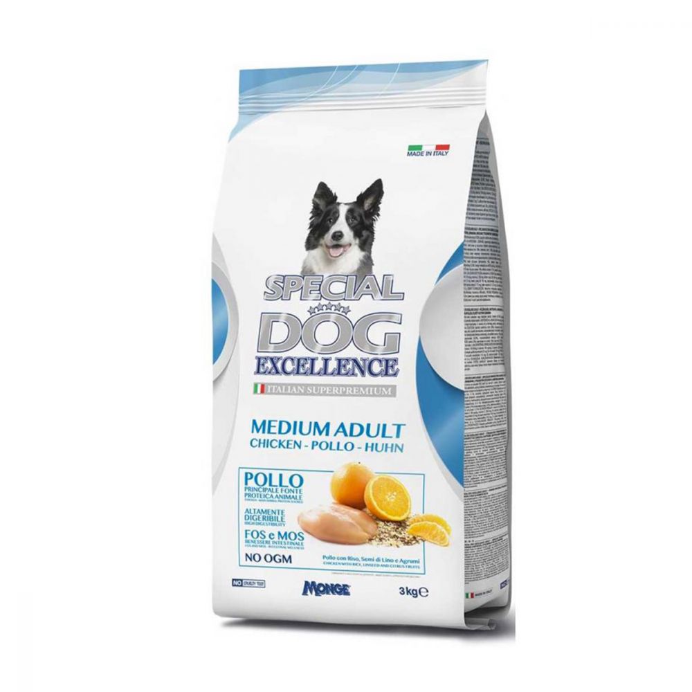 SPECIAL DOG EXCELLENCE CROCCANTINI 3KG MEDIUM ADULT POLLO