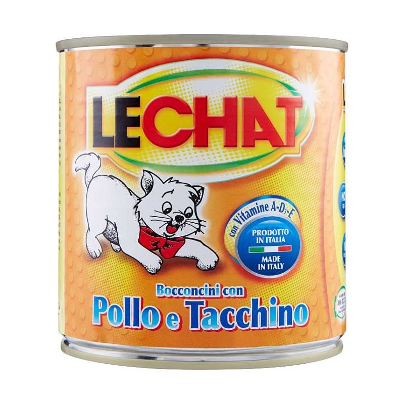 LECHAT BOCCONCINI 720G POLLO E TACCHINO