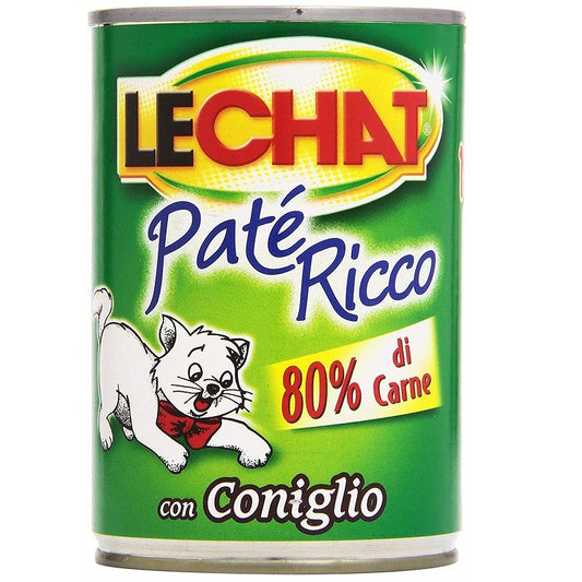 LECHAT PATE' RICCO 400G CONIGLIO