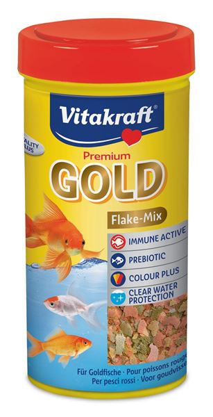 VITAKRAFT PREMIUM GOLD FLAKE-MIX PESCI ROSSI 250ML