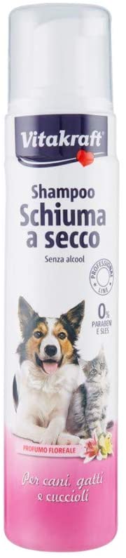 VITAKRAFT SHAMPOO SCHIUMA A SECCO FLOREALE 250ML