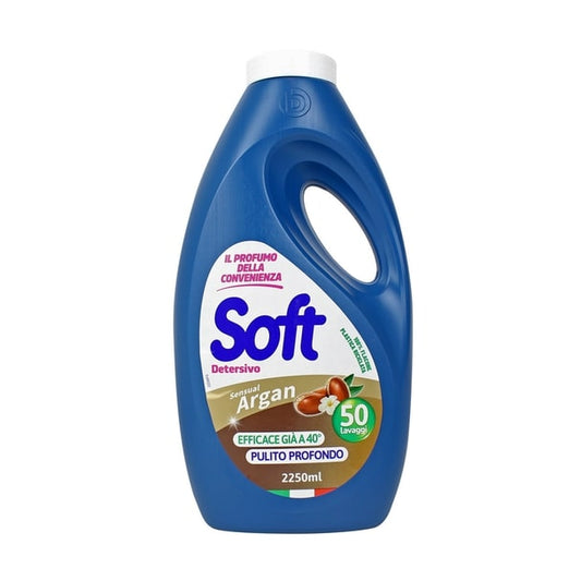 SOFT DETERSIVO LAVATRICE 2,25L 50LAV. SENSUAL ARGAN