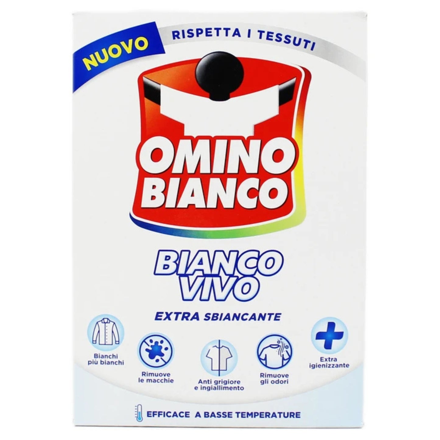 OMINO BIANCO ADDITIVO BIANCO VIVO EXTRA SBIANCANTE POLVERE 500G