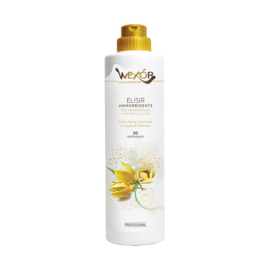 WEXOR ELISIR AMMORBIDENTE 750ML YLANG YLANG,CASHMERE E LEGNO DI PATCHOULI