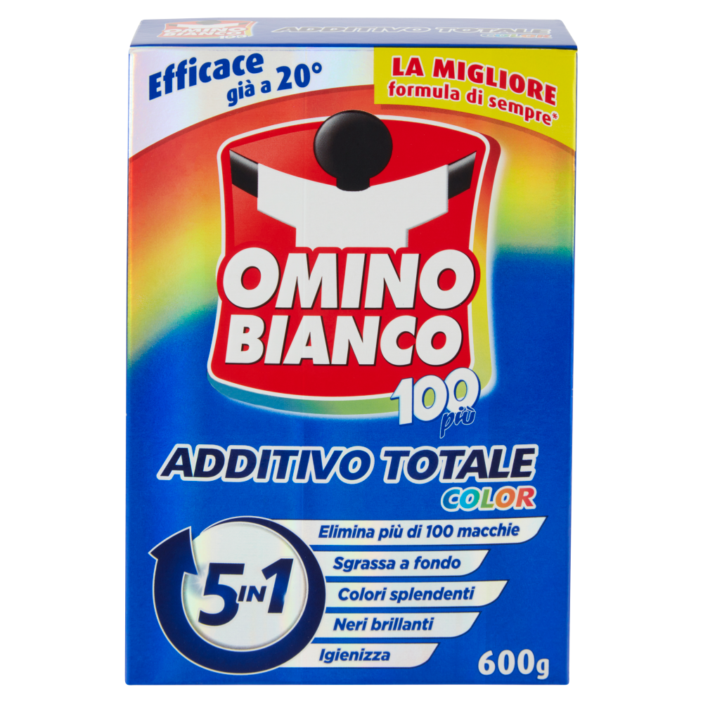 OMINO BIANCO 100+ ADDITIVO TOTALE 5IN1 COLOR 600G