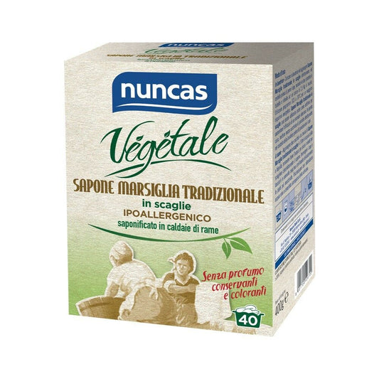 NUNCAS VEGETALE SAPONE MARSIGLIA 400G