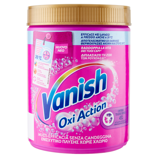 VANISH POLVERE 500G OXY ACTION SICURO SUI COLORI