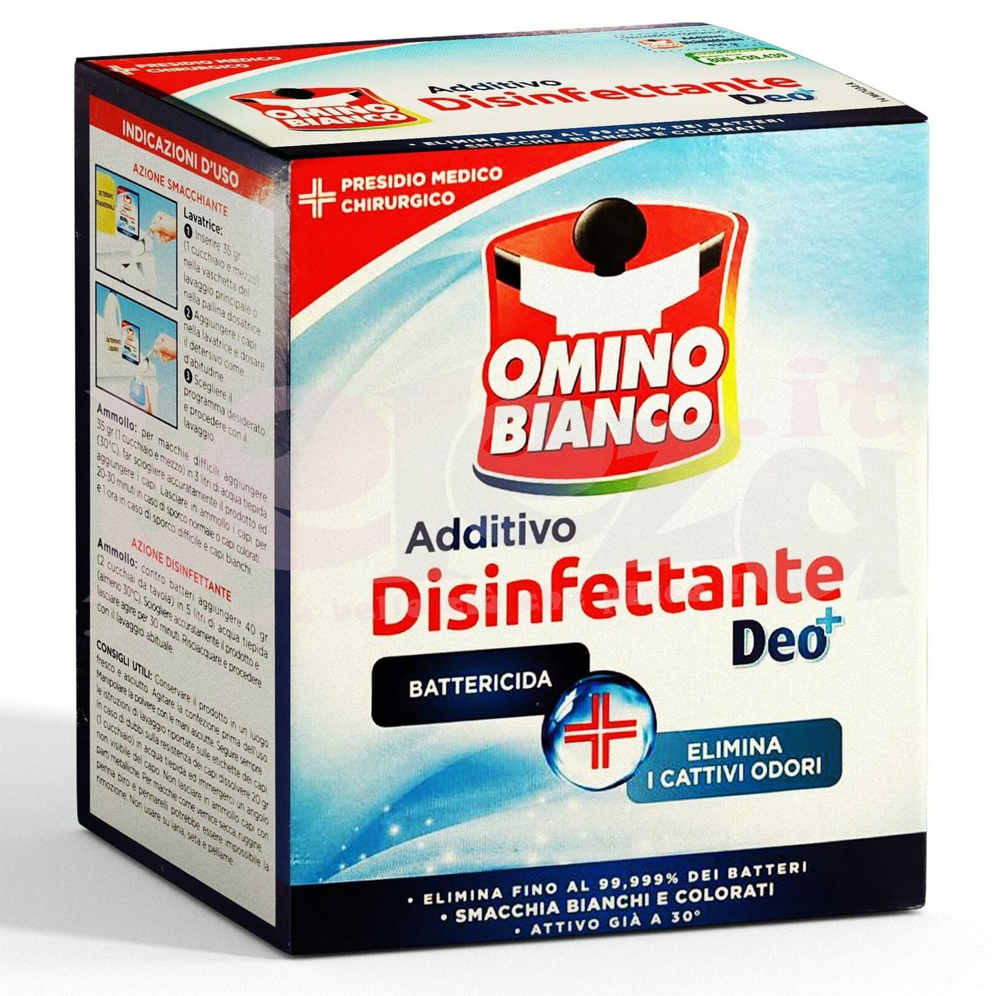 OMINO BIANCO ADDITIVO DISINFETTANTE DEO+ 450GR