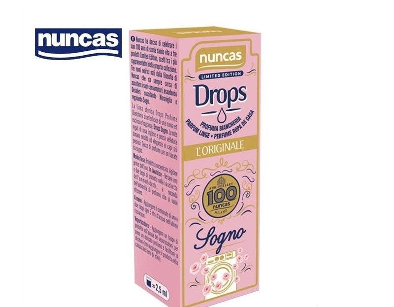 NUNCAS DROPS PROFUMA BIANCHERIA 100ML SOGNO