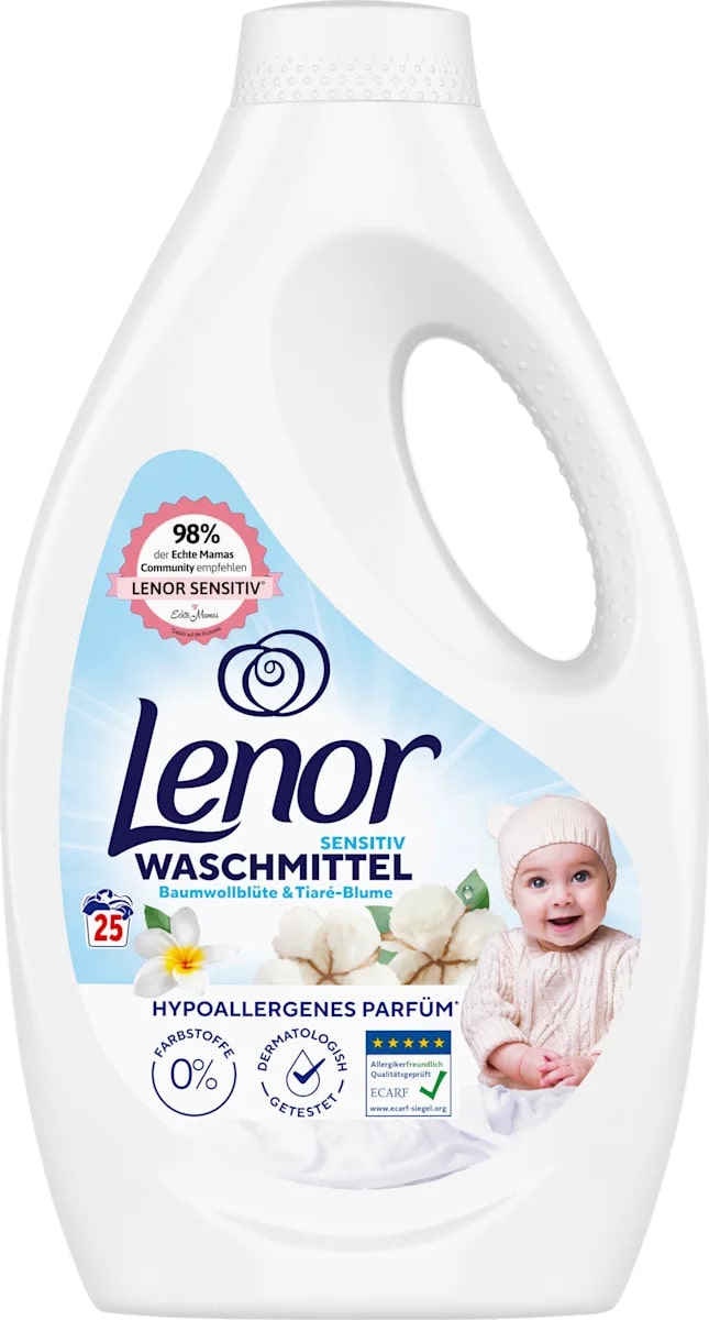 LENOR LAVATRICE 1,25L 25 LAVAGGI SENSITIVE