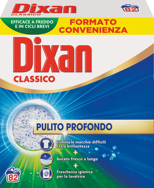 DIXAN POLVERE CLASSICO PULITO PROFONDO 4,51KG 82 MISURINI