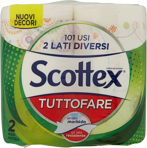 SCOTTEX CARTA CUCINA TUTTOFARE 2 ROTOLI