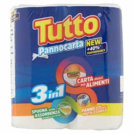 TUTTO PANNOCARTA 3IN1 NEW 2 ROTOLI