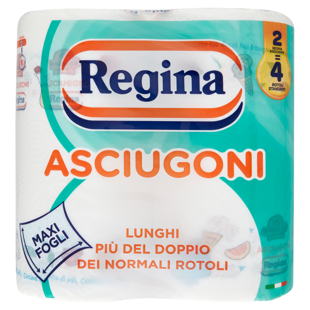 REGINA ASCIUGONI ASCIUGATUTTO 2 ROTOLI