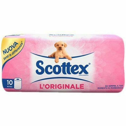 SCOTTEX CARTA IGIENICA L'ORIGINALE 10 ROTOLI