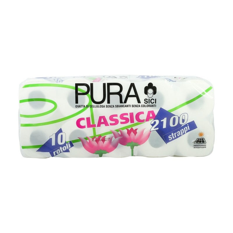 PURA CARTA IGIENICA CLASSICA 10 ROTOLI