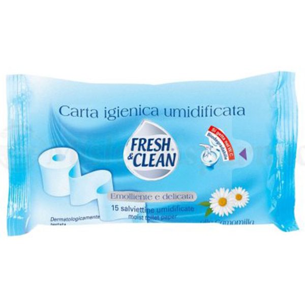 FRESH&CLEAN CARTA IGIENICA UMIDIFICATA X48