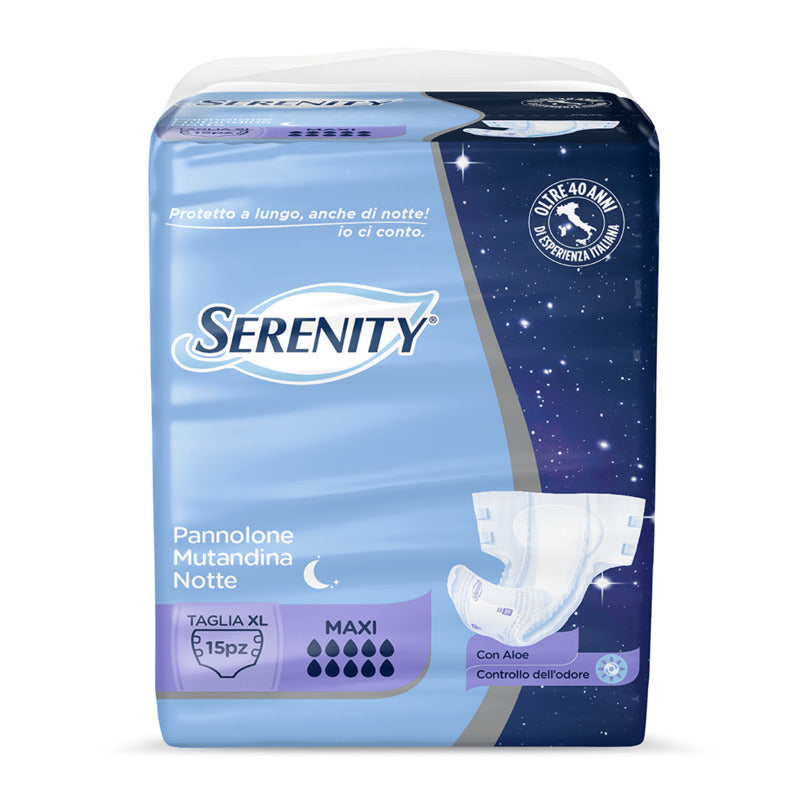 SERENITY PANNOLONE MUTANDINA NOTTE MAXI XL 15PZ