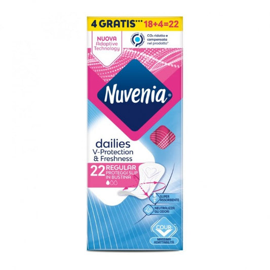 NUVENIA DAILIES FRESH PROTEGGISLIP REGULAR X18+4