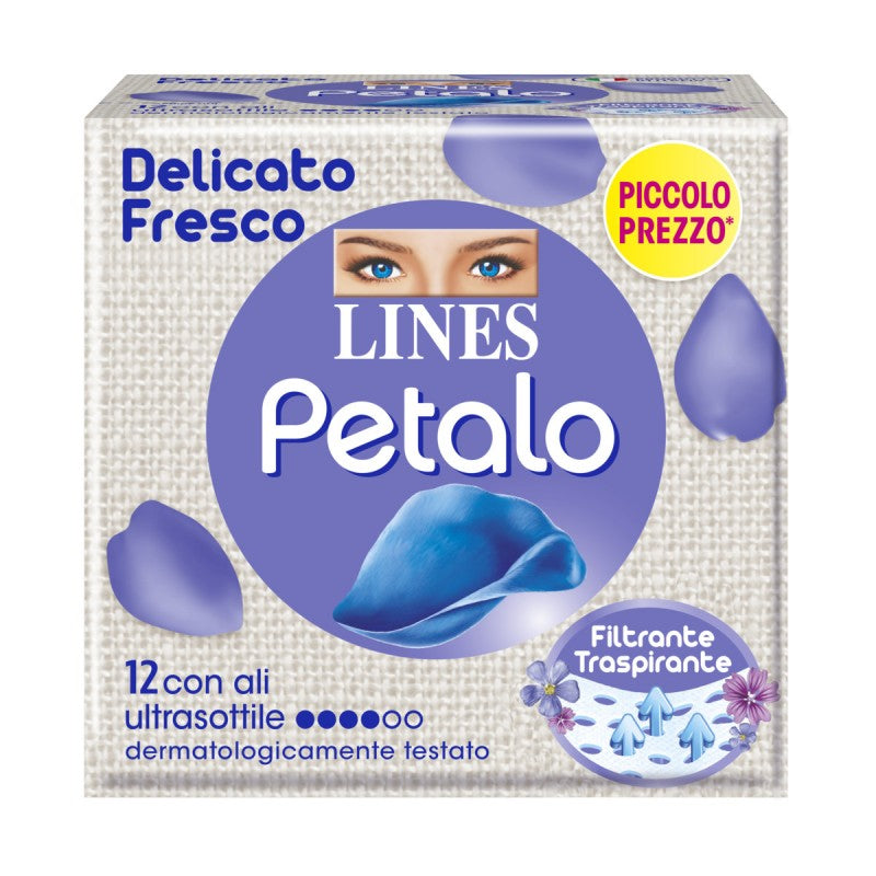 LINES PETALO BLU X12 CON ALI ULTRASOTTILE