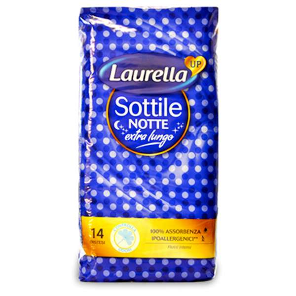 LAURELLA SOTTILE NOTTE EXTRA LUNGO X14