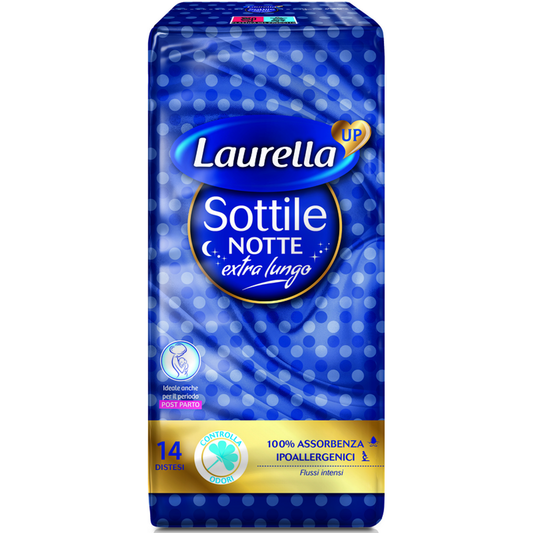 LAURELLA UP SOTTILE NOTTE EXTRA LUNGO X14