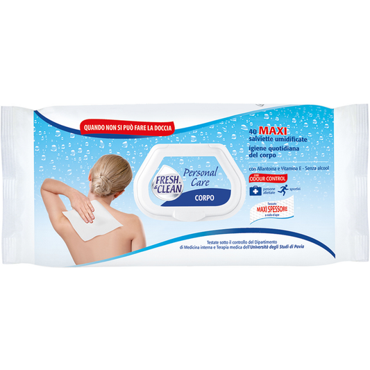 FRESH&CLEAN PERSONAL CARE CORPO X40 MAXI SALVIETTE
