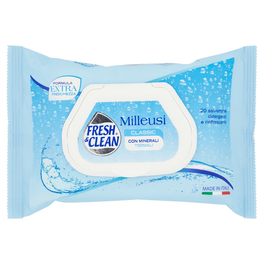 FRESH&CLEAN SALVIETTINE MILLEUSI CLASSIC X20