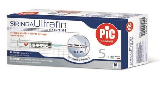 PIC SOLUTION SIRINGA ULTRAFIN EXTREME 5ML 10PZ