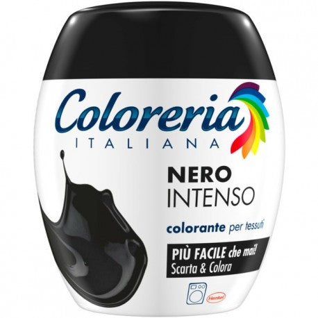 COLORERIA ITALIANA 350G COLORANTE TESSUTI NERO INTENSO