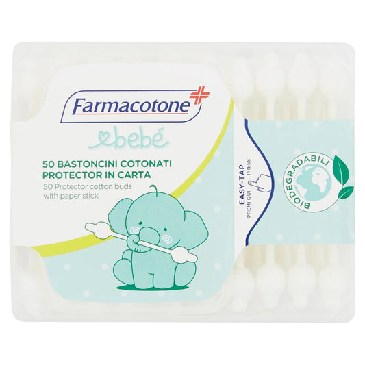 FARMACOTONE BEBE' 50 BASTONCINI COTONATI PROTECTOR IN CARTA