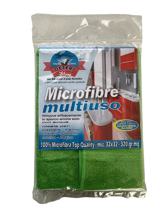 SDS MICROFIBRE MULTIUSO CM.32X32 100% MICROFIBRA TOP QUALITY 320GR MQ