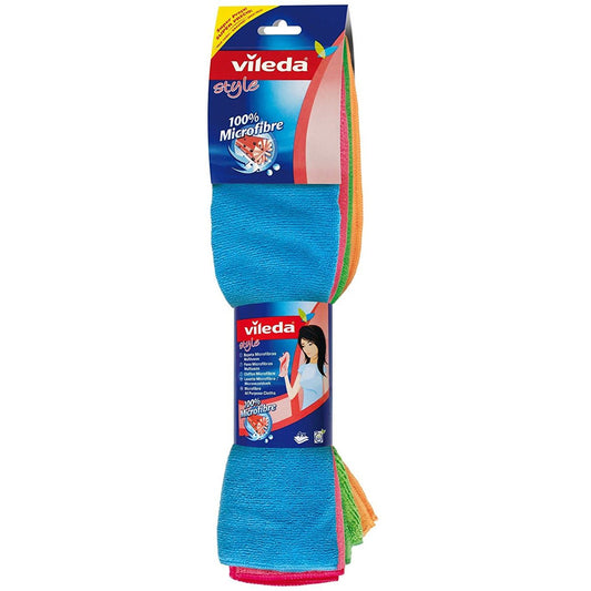 VILEDA STYLE MICROFIBRE COLORS XL X4