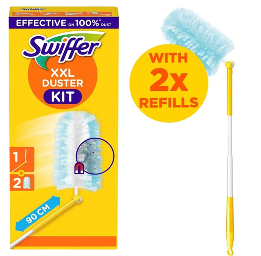 SWIFFER DUSTER KIT PIUMINI CATTURAPOLVERE XXL MANICO 90CM + 2 STAUBMAGNET